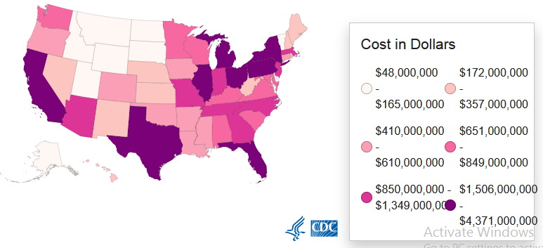 Cost of elderly fallsÂ